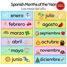 A calendar displaying the Spanish word “año.”