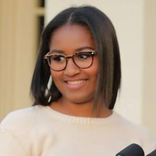 A portrait of Sasha Obama