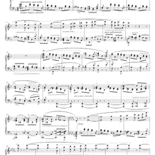 Piano sheet music for one of Franz Liszt’s Transcendental Études.