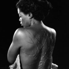 Oprah Winfrey portraying Sethe in the film Beloved.