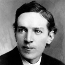 A portrait of author and muckraking journalist Upton Sinclair.