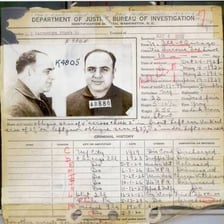 Criminal record documents associated with a former convict
