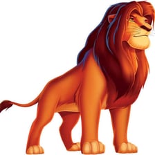 Simba, the young lion character from Disney’s The Lion King