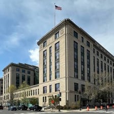 A federal office building associated with the U.S. General Services Administration.