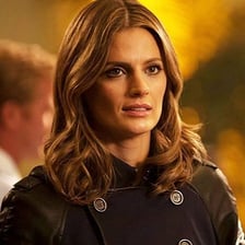 Stana Katic appearing as Kate Beckett in the television series Castle.