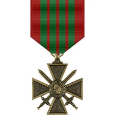 A Croix de Guerre medal displayed as a military decoration