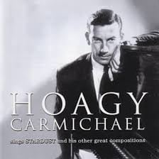 Portrait of composer and pianist Hoagy Carmichael.