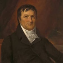 A portrait of American tycoon John Jacob Astor.