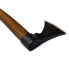 An axe showing its handle