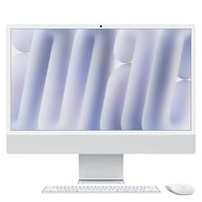 An Apple iMac desktop computer with its display and built-in hardware