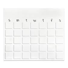 A calendar with no successful events, representing an unproductive period