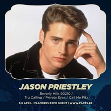 Jason Priestley as Brandon Walsh in Beverly Hills, 90210.