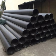A large underground pipe used as a municipal water main.