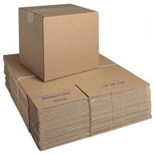 A plain cardboard carton box