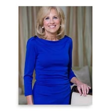 An official portrait of Jill Biden.