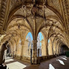 A view of León, Spain, including its historic cathedral.