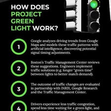 A glowing green traffic light symbolizing permission