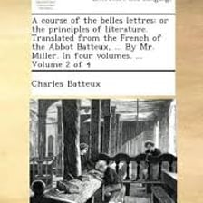 A display of literary books representing belles lettres