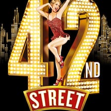 A stage production of the musical 42nd Street.