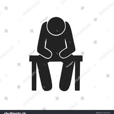A person expressing frustration and giving up on a task