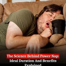 Person resting briefly during a daytime nap