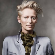 Actress Tilda Swinton.