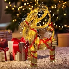 Christmas decorations representing the Yuletide season