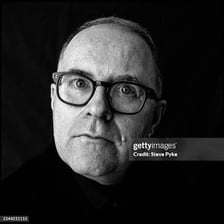 Playwright Conor McPherson appears in a portrait.
