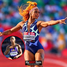 A determined athlete continuing to compete in a race