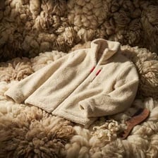 A Merino sheep with its woolly fleece.