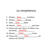 A Spanish lesson illustrating the word “esto” as “this.”