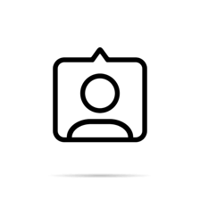 A social media post displays a tag identifying a person.