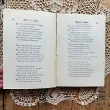 Old poetry manuscript showing the contraction “o’er”