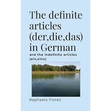 A German language lesson displaying the articles der, die, and das.