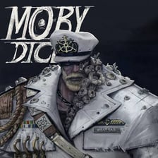 An illustration of Captain Ahab from Moby-Dick.