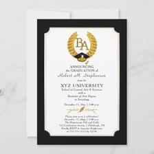 A Bachelor of Arts diploma at a graduation ceremony