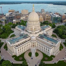 The Wisconsin State Capitol in Madison.