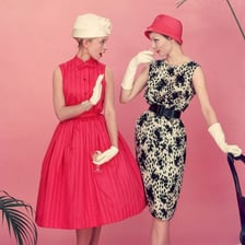 An outdated fashion style illustrating something passé