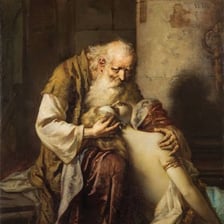 Artistic depiction of King Lear from Shakespeare’s tragedy