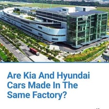 Kia vehicles displayed outside a dealership