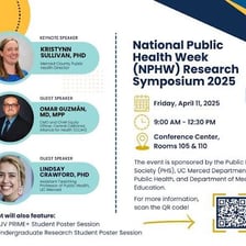 Researchers speaking at an academic symposium