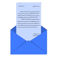 A memo addressed with the abbreviation “Attn.”