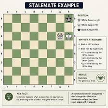A chess player facing a position with no viable moves