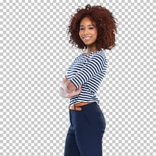A portrait of a young woman