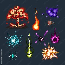 An illustration depicting a magical hex or spell