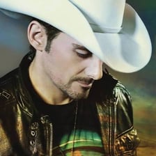 A portrait of country singer Brad Paisley.