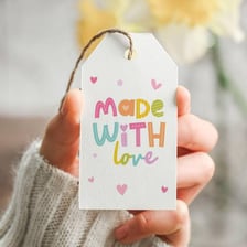 A selection of handmade items offered as gifts on Etsy.