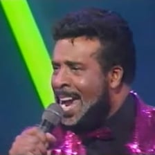 Levi Stubbs performing with the Four Tops