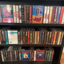 Collection of audio cassette tapes