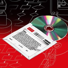 A Netflix-branded red envelope containing a rental DVD